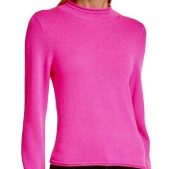Opening ceremony merino wool knit sweater in bright pink, size small - Picture 2 of 11